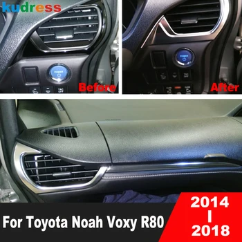 Toyota Noah Voxy 2014 2015 2016 2017 2018 Araba İç Ön Klima Çıkış Vent Kapak Trim Kalıp Şerit Aksesuarları