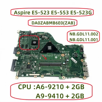 Acer Aspire E5-523 E5-553 E5-523G Laptop Anakart DA0ZABMB6E0 (ZAB) AMD A6-9210 / A9-9410 CPU 2GB RAM DDR4