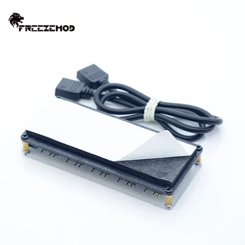 FREEZEMOD bilgisayar su soğutucu Senfoni 10 yollu RBW hub destekler 5V ışık fanı. KZQ-Sz5'in 3
