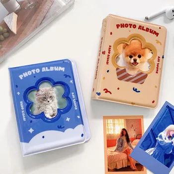 40 Cepler 3 İnç Fotoğraf Albümü Kore Idol Resimleri Depolama Kitap kart tutucu Sevimli Çiçekler Kpop Fotocard Tutucu Mini Toplamak Kitap