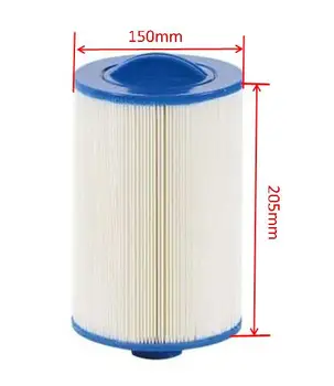 Güney Kore sıcak küvet spa filtre kaliteli Singapur spa filtre Tayland filtre kartuşu 205x150mm