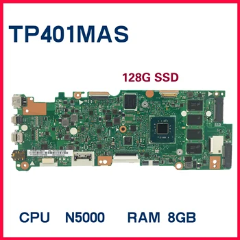 Dınzı TP401MA Laptop Anakart Vivobook Flip 14 TP401MAS Anakart 4GB-RAM N5000 CPU 128G SSD %100 % Test TAMAM
