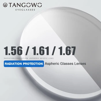 TANGOWO 1.56 1.61 1.67(+12.00~-12.00) Reçete CR - 39 Reçine Asferik Gözlük Lensler Miyopi Hipermetrop Presbiyopi Optik Lens