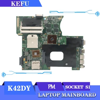 KEFU K42DY Anakart ASUS K42DR K42D X42DY X42D Laptop Anakart SOKET S1 AMD Vıdeo REV: 1.1 Anakart TEST TAMAM