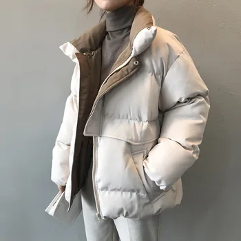 Kış Ceket Kadınlar İçin Rahat Parkas Marka Katı Dış Giyim Kalınlaşmak Ve Sıcak Tutmak Ekmek Ceketler Kadınlar İçin 2022 Z74