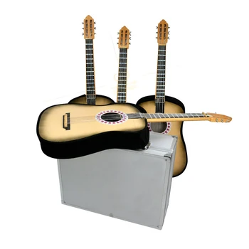 Görünen Gitar 4 adet Kılıf-Sihirli Hileler-Sahne Sahne Illusion Sanat Ürünü Sabini-Kırmızı Renk