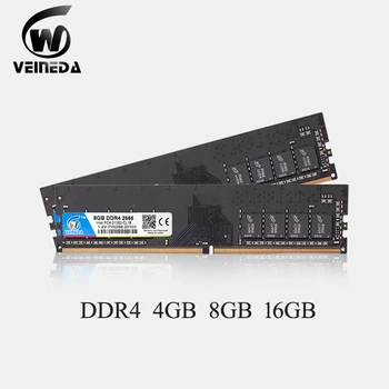 VEINEDA Bellek DDR4 4GB 8GB 16GB ram 2133 2400M 2666MHZ RAM PC DIMM Masaüstü Desteği anakart ddr4 desteği X99 anakart