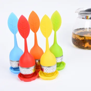 1 adet Çay Yaprağı Demlik Paslanmaz Çelik Çay Topu Yaprak çay süzgeci Bira Cihazı Bitkisel Spice Filtre mutfak gereçleri