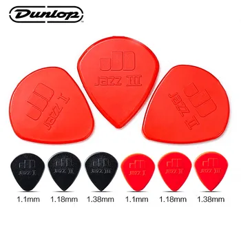 Naylon Gitar Seçtikleri Keskin Ucu Guitarra Seçim Seti bir Seçim Teneke Dunlop Dizeleri Enstrüman Aksesuarları Siyah Kırmızı 1.1/1.18/1.38 mm