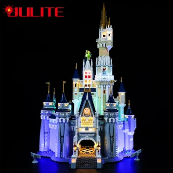 MOC led ışık Kiti 71040 Külkedisi Prenses Kalesi Şehir Modeli DIY Oyuncaklar Sadece ışık Seti Dahil Değildir Yapı Taşları