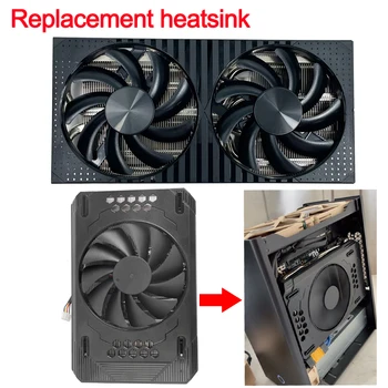 Yeni DIY Değiştirin RTX3060 Ti GPU HeatSinkFor Güçlendirme DELL RTX 3060Ti Grafik Kartı Soğutucu koymak ITX durumda