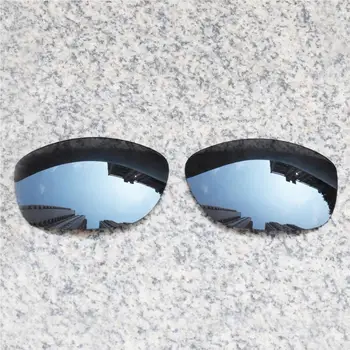 E. O. S Polarize Gelişmiş Yedek Lensler Oakley Pit Bull Güneş Gözlüğü-Siyah Krom Polarize Ayna