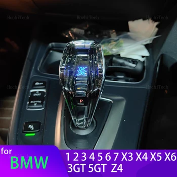 Araba LED Kristal Kolları Vites Topuzu Kolu Sopa Kafa Değiştirme BMW F20 F21 F22 F30 F10 F18 G20 G30 G05 G01 G32 G02 G38
