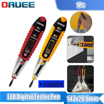 VD700 LED dijital ekran indüksiyon Test cihazı kalem ışıkları İle AC DC İndüksiyon Elektrik Kalem Kaçak Testi Sıfır canlı Tel test kalemi