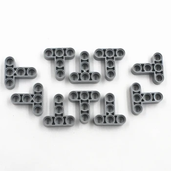 Ücretsiz Oluşturma Oyuncak Eğitici Yapı Taşları MOC Teknik Kirişler Parçaları 10 adet T Şekli Kalın 3x3 Lego ile Uyumlu 60484